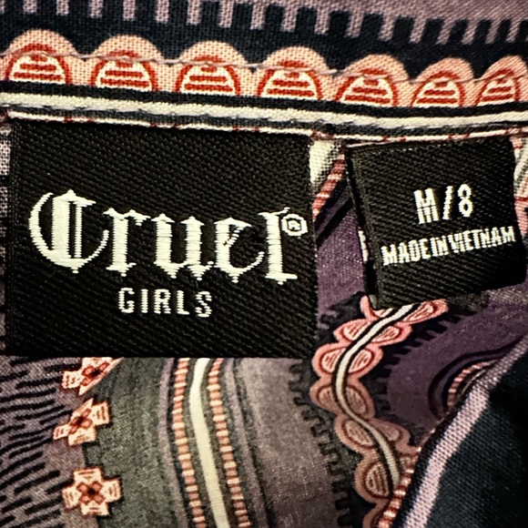 CRUEL GIRL Western Pearl Snap Shirt - Picture 3 of 4